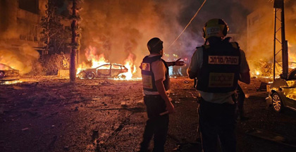 Iranian missiles hit residential areas